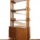 60s modular single span BOOKCASE - Made in Italy