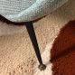 Coppia di Poltrone LADY & Pouf Sky Blue  Anni 50 Design Attribuito Marco Zanuso Made in Italy