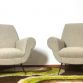 Coppia di Poltrone Vintage Gigi Radice By Minotti Anni 50  Made in Italy 