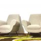 Coppia di Poltrone Vintage Gigi Radice By Minotti Anni 50  Made in Italy 