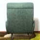 POLTRONA  LADY  Dark Green  Anni 50 Design Attribuito Marco Zanuso Made in Italy