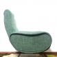 POLTRONA  LADY  Dark Green  Anni 50 Design Attribuito Marco Zanuso Made in Italy