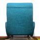 LADY ARMCHAIR Sky.Blue 50s Design Attributed Marco Zanuso Made in Italy