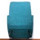 LADY ARMCHAIR Sky.Blue 50s Design Attributed Marco Zanuso Made in Italy