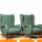 Coppia Poltrone SENIOR Vintage Anni 50 Design Attribuito Marco Zanuso - Made in Italy -