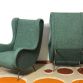 Coppia Poltrone SENIOR Vintage Anni 50 Design Attribuito Marco Zanuso - Made in Italy -