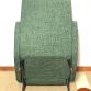 LADY ARMCHAIR Dark Green 50s Design Attributed to Marco Zanuso Made in Italy