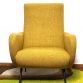 ARMCHAIR LADY Lt.Yellow Years 50s Design attributed Marco Zanuso Made in italy