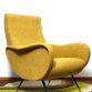 ARMCHAIR LADY Lt.Yellow Years 50s Design attributed Marco Zanuso Made in italy