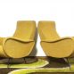 Coppia di Poltrone  LADY  Lt.Yellow Anni 50 Design Attribuito Marco Zanuso Made in Italy