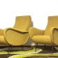 Coppia di Poltrone  LADY  Lt.Yellow Anni 50 Design Attribuito Marco Zanuso Made in Italy