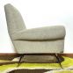 1950s Armchair Design GIGI RADICE Made in Italy