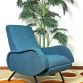 POLTRONA  RECLINABILE Anni 50 Design Attribuito Marco Zanuso Made in italy