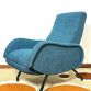 POLTRONA  RECLINABILE Anni 50 Design Attribuito Marco Zanuso Made in italy