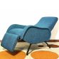 POLTRONA  RECLINABILE Anni 50 Design Attribuito Marco Zanuso Made in italy
