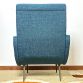 POLTRONA  LADY  Sky.Blue  Anni 50 Design Attribuito Marco Zanuso Made in Italy