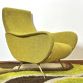 POLTRONA  LADY  Lt.Yellow Anni 50 Design Attribuito Marco Zanuso Made in italy