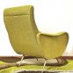 POLTRONA  LADY  Lt.Yellow Anni 50 Design Attribuito Marco Zanuso Made in italy