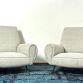 Coppia di Poltrone Vintage Gigi Radice By Minotti Anni 50  Made in Italy 