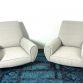 Coppia di Poltrone Vintage Gigi Radice By Minotti Anni 50  Made in Italy 