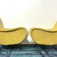 Coppia di Poltrone  LADY  Lt.Yellow Anni 50 Design Attribuito Marco Zanuso Made in Italy