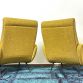 Coppia di Poltrone  LADY  Lt.Yellow Anni 50 Design Attribuito Marco Zanuso Made in Italy