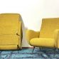 Coppia di Poltrone  LADY  Lt.Yellow Anni 50 Design Attribuito Marco Zanuso Made in Italy