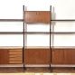 Libreria Vintage 3 Campate Bifacciale Anni 60 Vintage - Made in Italy -