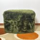 Pouf Green - Vintage 70s Multifunctional Stool Made in Italy