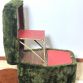 Pouf Green - Vintage 70s Multifunctional Stool Made in Italy
