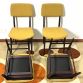 Set of 4 Vintage Teack Chairs from the 60s - Made in Italy -