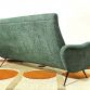 LADY 3 Seater Sofa Design Attributed to Marco Zanuso 1950s Made in Italy