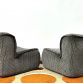 Pair of CALIDA armchairs by Arch. Giudici for Coim, 1970s Made in Italy