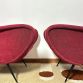 Pair of LADY Armchairs Vinaccia 1950s Design Attributed to Marco Zanuso Made in Italy