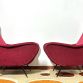 Pair of LADY Armchairs Vinaccia 1950s Design Attributed to Marco Zanuso Made in Italy
