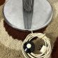  Lampada da terra Moana di Luigi Massoni per Harvey Guzzini Anni 70 Made in Italy