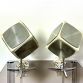 Coppia Diffusori a Cubo Vintage Grundig Audiorama 700 Anni 70 Made in Germany