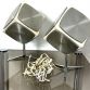 Coppia Diffusori a Cubo Vintage Grundig Audiorama 700 Anni 70 Made in Germany