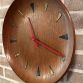 Mid-Century Teak Wall Clock, 1960s – Made in Italy